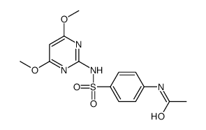 N4-acetylsulfadimethoxine Structure