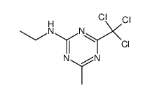 ethyl-(4-methyl-6-trichloromethyl-[1,3,5]triazin-2-yl)-amine Structure