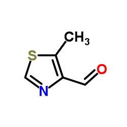 5-甲基噻唑-4-甲醛结构式