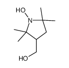1-Pyrrolidinyloxy, 3-(hydroxymethyl)-2,2,5,5-tetramethyl- Structure