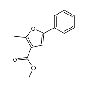 methyl 2-methyl-5-phenylfuran-3-carboxylate结构式
