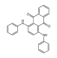 1,4-bis(phenylamino)anthraquinone结构式