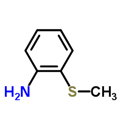 2-(甲硫基)苯胺结构式