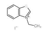 Benzothiazolium,3-ethyl-, iodide (1:1)结构式
