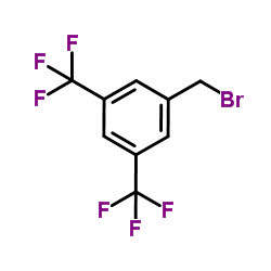 3,5-双三氟甲基溴苄结构式