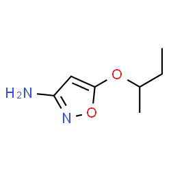 3-Isoxazolamine,5-(1-methylpropoxy)-(9CI) Structure