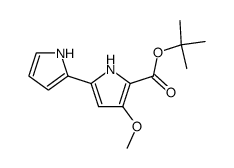 tert-butyl 4-methoxy-1H,1'H-[2,2'-bipyrrole]-5-carboxylate结构式