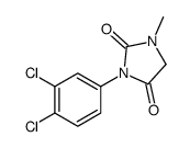 3-(3,4-dichlorophenyl)-1-methylimidazolidine-2,4-dione结构式