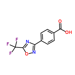 4-(5-(Trifluoromethyl)-1,2,4-oxadiazol-3-yl)benzoic acid Structure