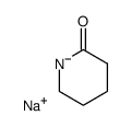 sodium salt of 2-piperidone Structure
