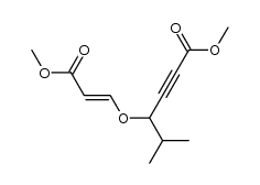 methyl 4-{[(1E)-3-methoxy-3-oxo-1-propenyl]oxy}-5-methyl-2-hexynoate结构式
