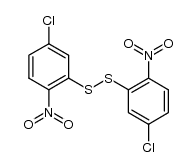 bis(5-chloro-2-nitrophenyl) disulfide Structure
