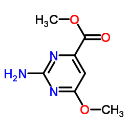 4-Pyrimidinecarboxylicacid,2-amino-6-methoxy-,methylester(9CI) Structure