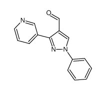 1-苯基-3-吡啶-3-基-1H-吡唑-4-甲醛图片