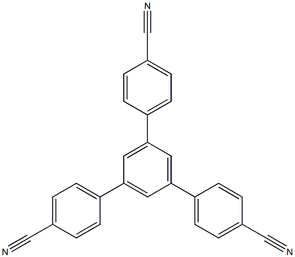 [1,1':3',1''-Terphenyl]-4,4''-dicarbonitrile, 5'-(4-cyanophenyl)- structure