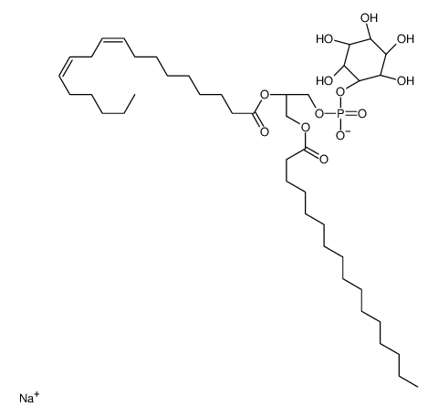 Phosphatidylinositols, soya, sodium salts Structure