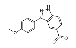 3-(4-Methoxyphenyl)-5-nitro-1H-indazole Structure