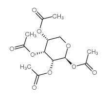 beta-d-ribopyranose 1,2,3,4-tetraacetate Structure