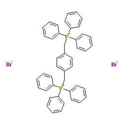 p-Xylylenebis(triphenyl phosphonium bromide) structure