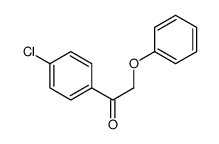 1-(4-chlorophenyl)-2-phenoxyethanone Structure