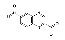 6-硝基喹喔啉-2-羧酸结构式
