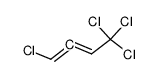 1,4,4,4-tetrachloro-buta-1,2-diene结构式