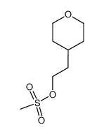 2-(tetrahydro-2H-pyran-4-yl)ethyl methanesulfonate结构式