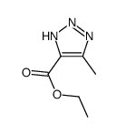 5-甲基-1H-1,2,3-三唑-4-羧酸乙酯结构式