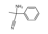 α-amino-α-methylphenylacetonitrile结构式