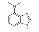 1H-Benzimidazol-4-amine,N,N-dimethyl Structure