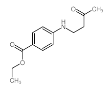 Benzoic acid,4-[(3-oxobutyl)amino]-, ethyl ester结构式