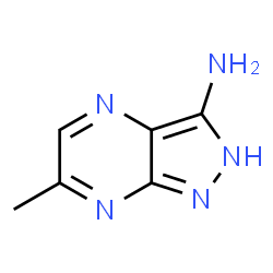 1H-Pyrazolo[3,4-b]pyrazin-3-amine,6-methyl-(9CI)结构式
