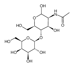 2-ACETAMIDO-2-DEOXY-4-O-BETA-D-GALACTOPYRANOSYL-D-MANNOPYRANOSE Structure