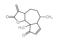 Azuleno[4,5-b]furan-2,9-dione,3,3a,4,5,6,6a,9a,9b-octahydro-6,9a-dimethyl-3-methylene-, (3aS,6S,6aR,9aR,9bR)- structure