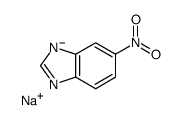 sodium,5-nitrobenzimidazol-1-ide结构式