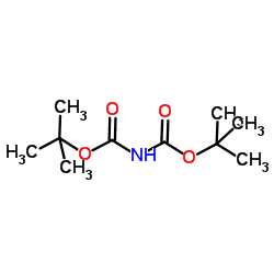 双(叔丁氧羰基)胺结构式