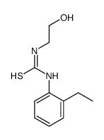 1-(2-ethylphenyl)-3-(2-hydroxyethyl)thiourea结构式