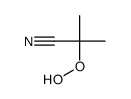 2-hydroperoxy-2-methylpropanenitrile Structure
