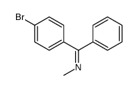 1-(4-bromophenyl)-N-methyl-1-phenylmethanimine Structure