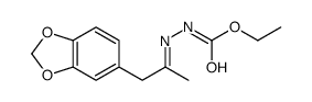 ethyl N-[1-(1,3-benzodioxol-5-yl)propan-2-ylideneamino]carbamate结构式