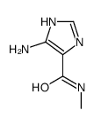 (9ci)-5-氨基-n-甲基-1H-咪唑-4-羧酰胺结构式
