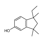 1-ethyl-1,3,3-trimethylindan-5-ol结构式