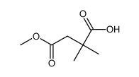 2,2-二甲基丁二酸 4-甲酯结构式