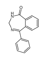 2,3-Dihydro-5-phenyl-1H-2,4-benzodiazepin-1-one Structure