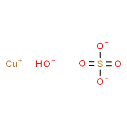 Copper hydroxide sulfate Structure