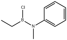 Chloroethyl(N-methyl-N-phenylamino)borane结构式