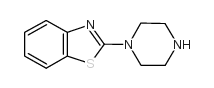 2-哌嗪-1-基-1,3-苯并噻唑结构式