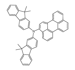 N,N-bis(9,9-dimethylfluoren-2-yl)perylen-3-amine Structure
