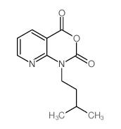 1-异戊基-1H-吡啶并[2,3-d][1,3]噁嗪-2,4-二酮结构式