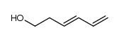 3,5-Hexadien-1-ol Structure